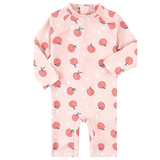 TRAJE DE BAÑO ENTERITO CORAL FRUTAS - Tesoritos Baby