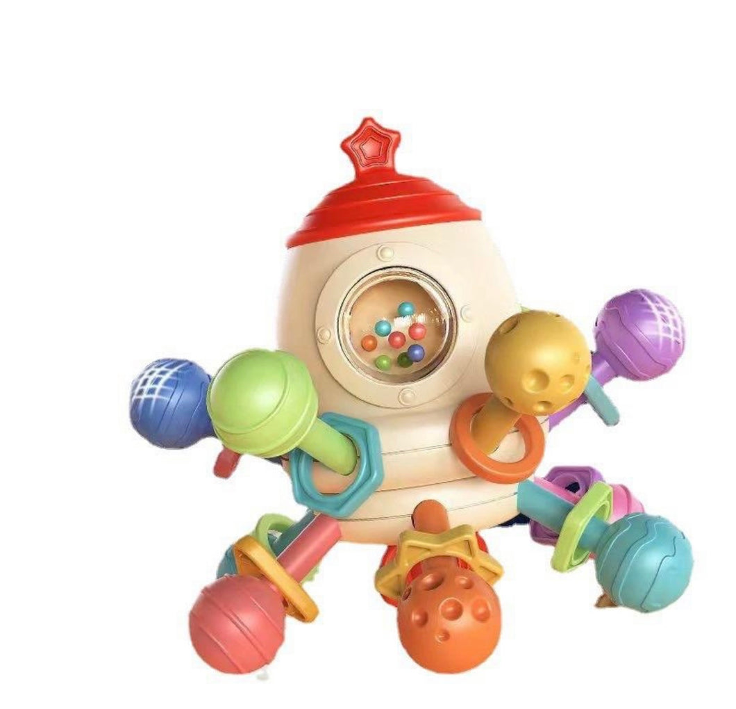 2x juguetes sensoriales para bebés, juguetes de silicona para