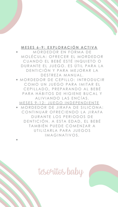 Box de Estimulación para Bebés de 0-12 Meses: "Creciendo y Descubriendo" - Tesoritos Baby