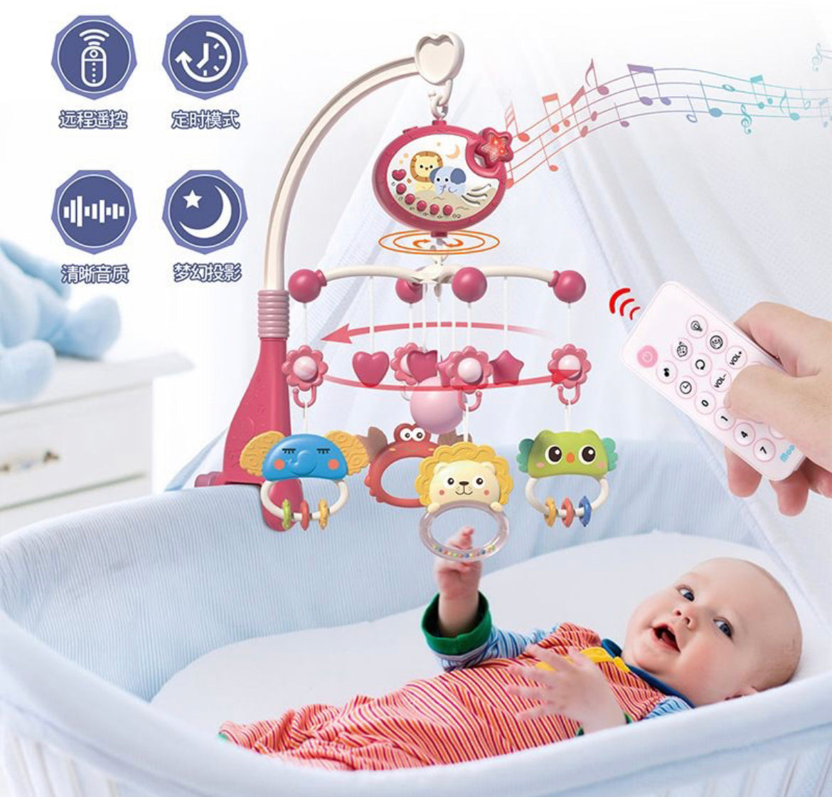 MOVIL GIRATORIO PARA CUNA CON CONTROL 360 GRADOS - Tesoritos Baby