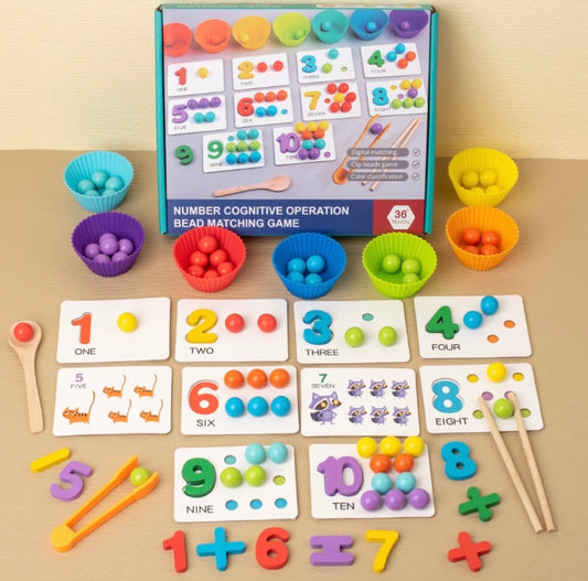 JUEGO MONTESSORI DIDÁCTICO MATEMÁTICAS E INGENIO - Tesoritos Baby