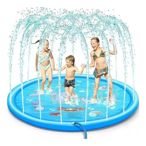 Alfombra Inflable XL de Agua y Rociador para Niños