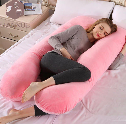 Almohada de Dormir Tipo U Ideal para Mujeres Embarazadas - Tesoritos Baby