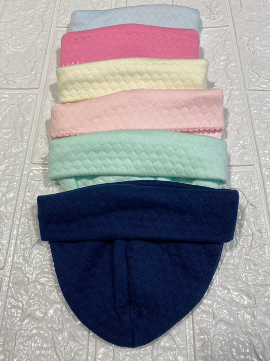 GORRITOS DE ALGODÓN ACOLCHADO 100% PIMA COLORES VARIOS - Tesoritos Baby