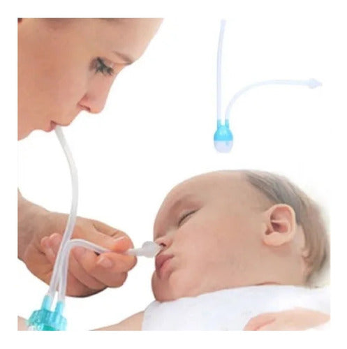 ASPIRADOR NASAL PARA BEBÉS SACA MOCO FLEMA CON DEPÓSITO - Tesoritos Baby